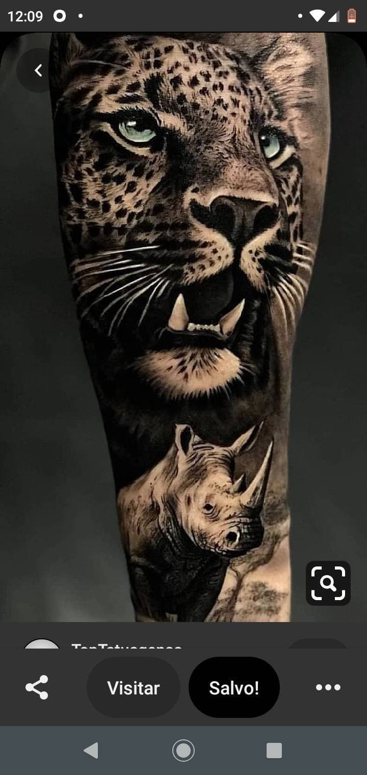 Fashion Tattoo de animais é o estilo q mais vem crescendo 