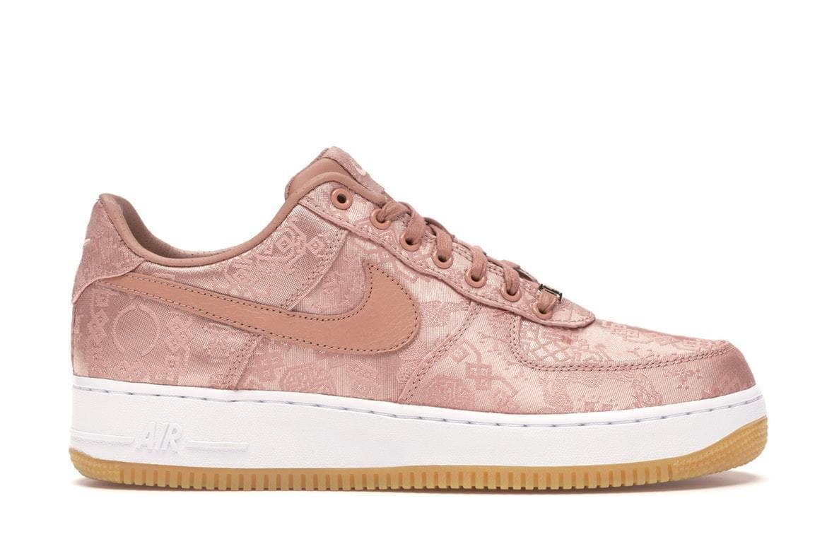 Moda Nike Air Force 1 Low Clot Rose Gold Silk