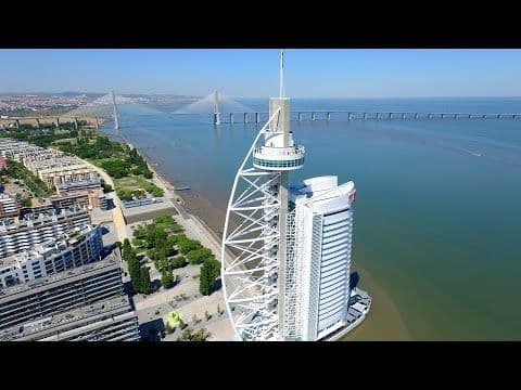 Lugar Lisbon aerial view - Lisboa vista do céu - 4K Ultra HD