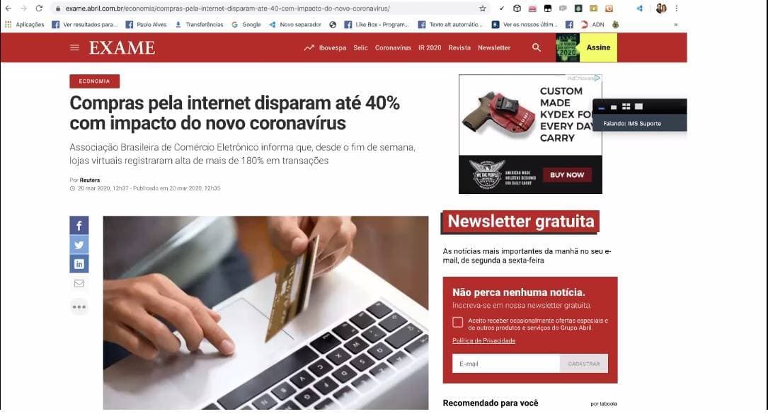 Moda AS COMPRAS NA INTERNET DISPARAM ATÉ 40% COM IMPACTO DO QUE E