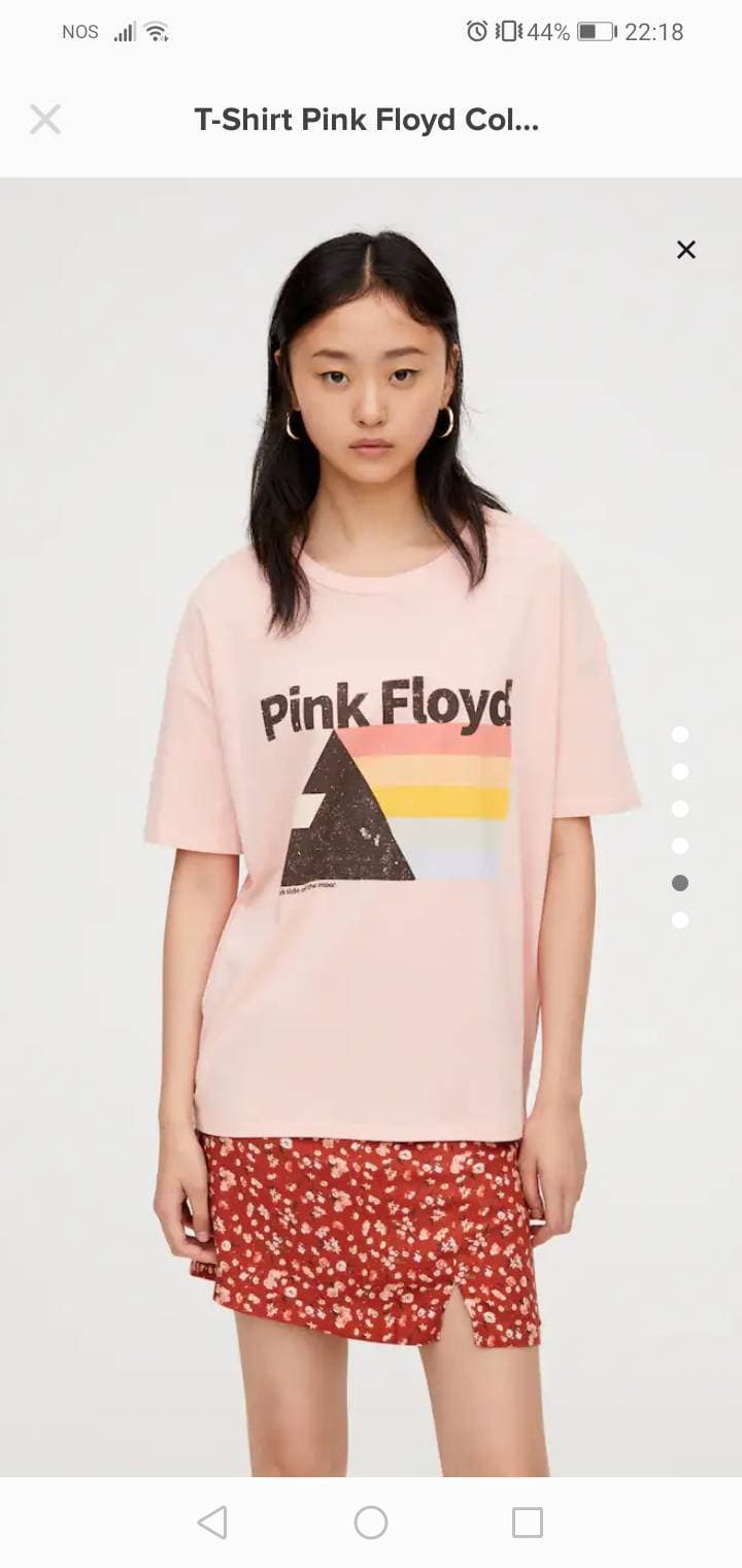 Product T-Shirt Pink Floyd Colorida