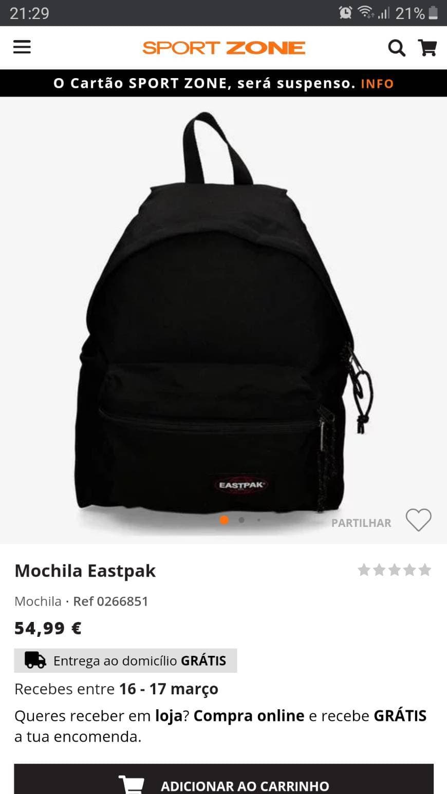 Moda East pack backpack 