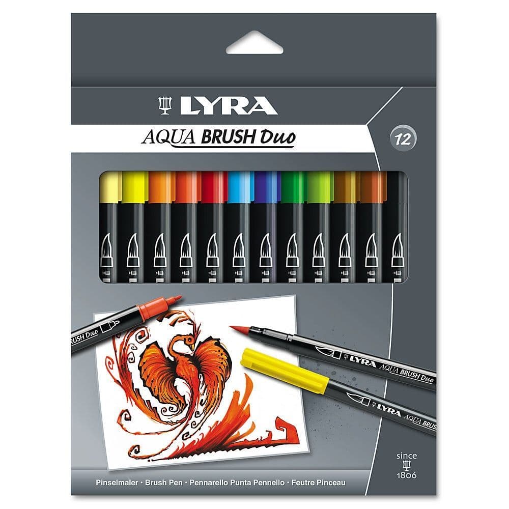 Fashion LYRA Aqua Brush Duo Brush Painters, Set of 24 ... - Amazon.com