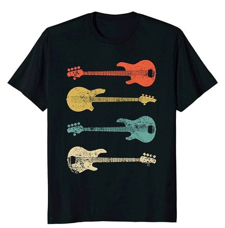 Moda T-shirt Bass Guitar