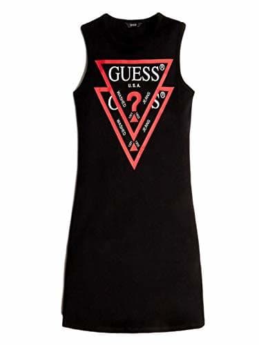 Lugar GUESS Girls' Big Sleeveless Double Triangle Logo Dress