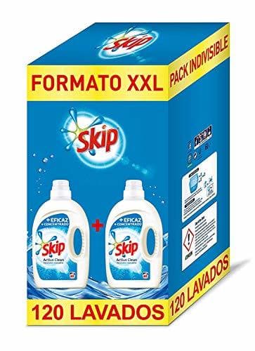 Belleza Skip Active Clean Detergente Líquido para Lavadora - Paquete de 2 x