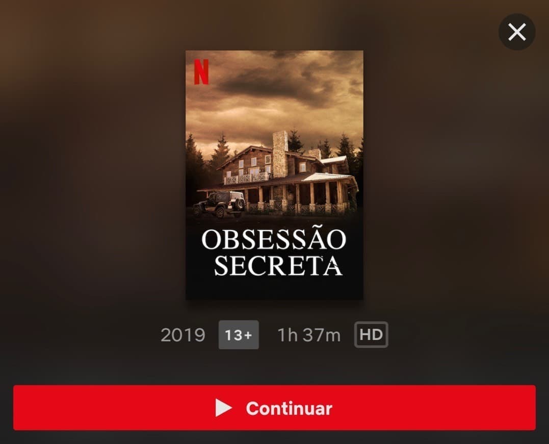 Película Obsessão Secreta - Netflix 