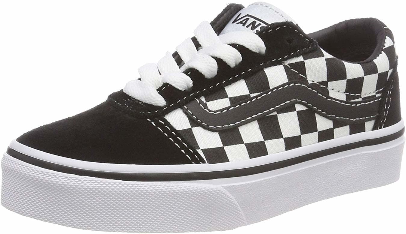 Moda Vans Ward Suede/Canvas, Zapatillas Unisex Niños, Negro