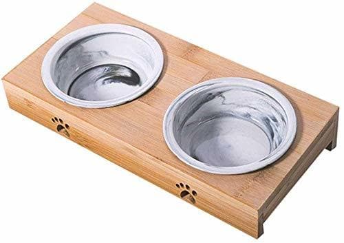 Product No Brand Artículos para Mascotas Pet Uso Diario Madera Perro Pet Bowl