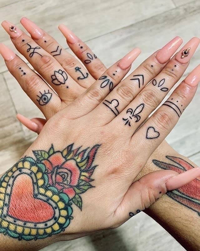 Moda Tatto Mão