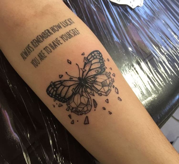 Fashion Tatto Borboleta