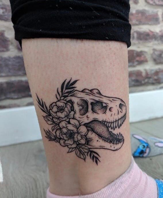 Moda Tatto Dinossauro