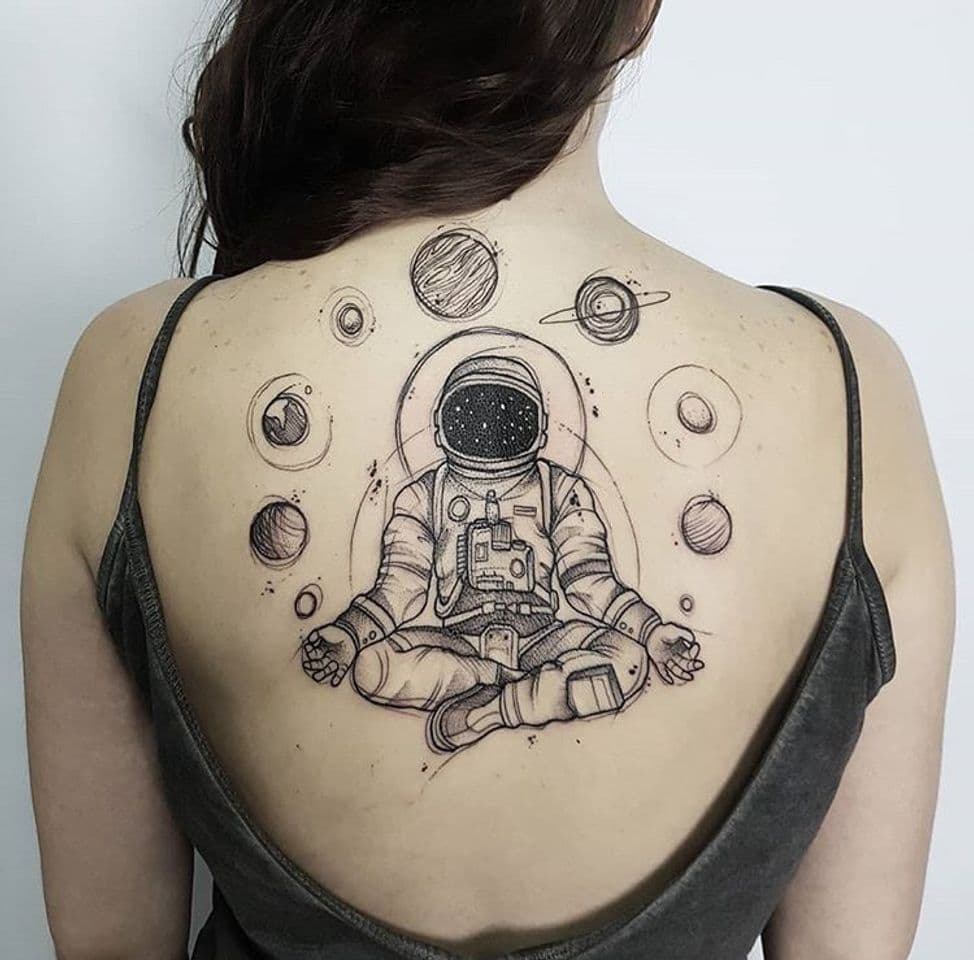 Moda Tatto Astronauta