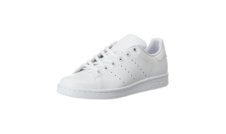 Fashion adidas Stan Smith J, Zapatillas de Deporte Unisex Niños, Blanco