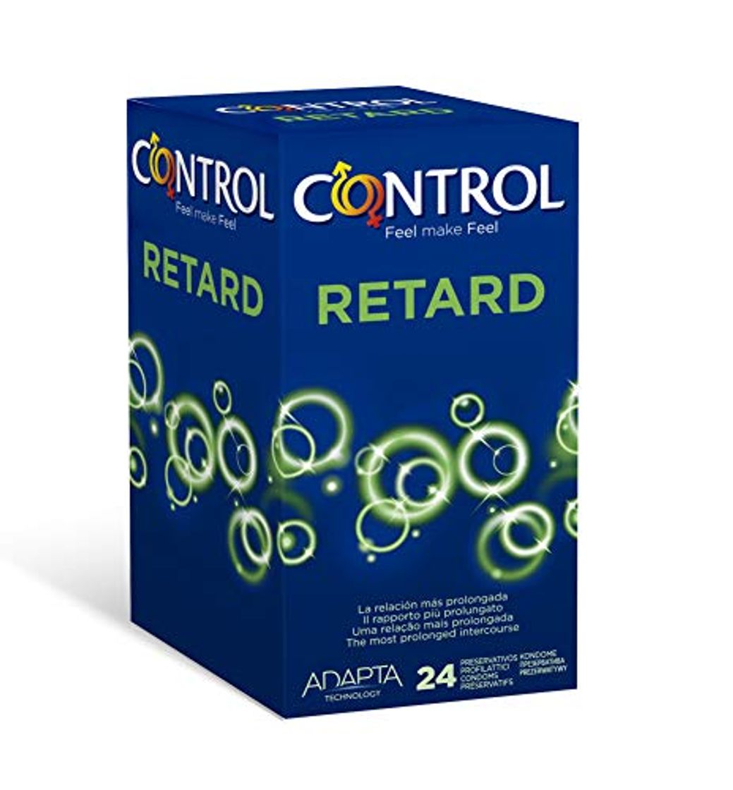 Product Control Preservativos Retard - Caja de Condones Efecto Retardante, 24 Unidades