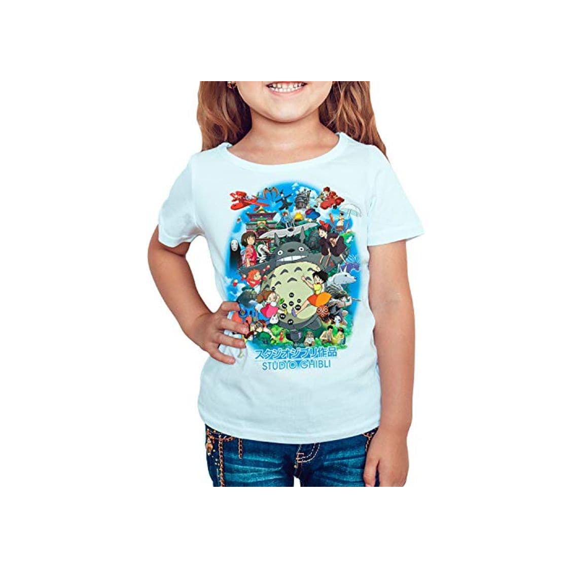 Producto Camiseta Cine Animación niña - Unisex Studio Homenaje Ghibli, Totoro