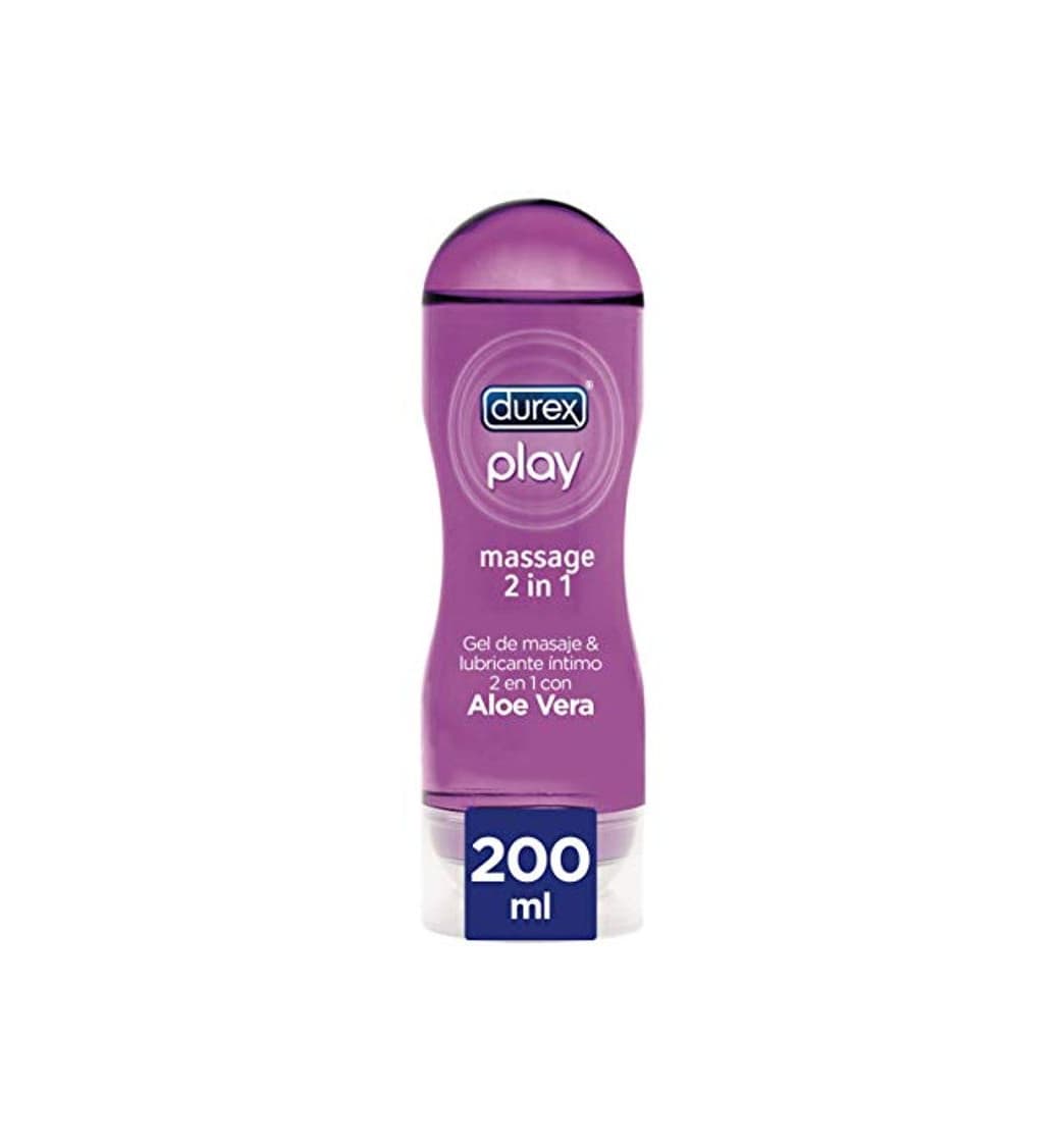 Producto Durex Play Massage 2 en 1 Gel de Masaje Erótico y Lubricante