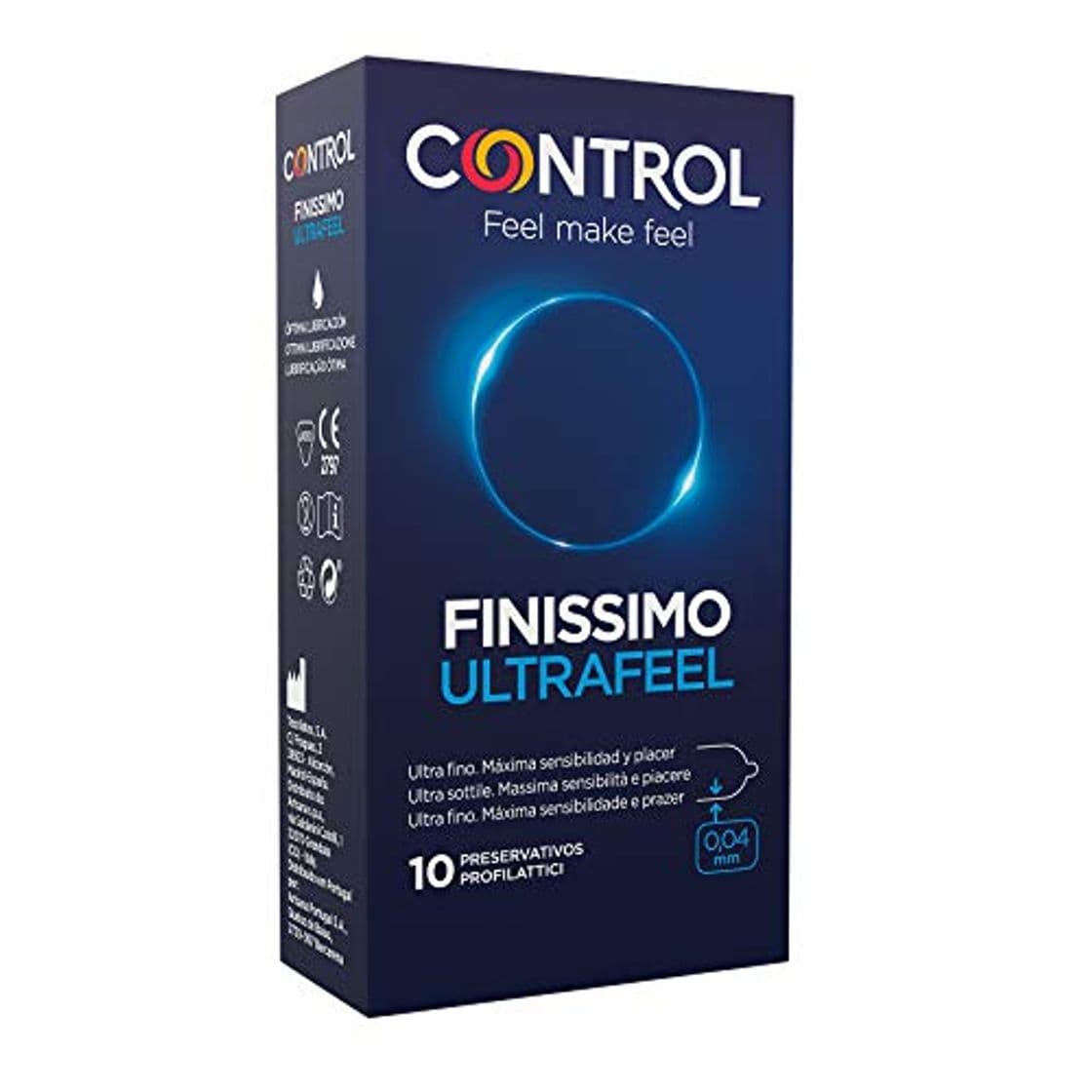 Producto Control Preservativos Finissimo Ultrafeel 10 Uds 10 Unidades 50 g