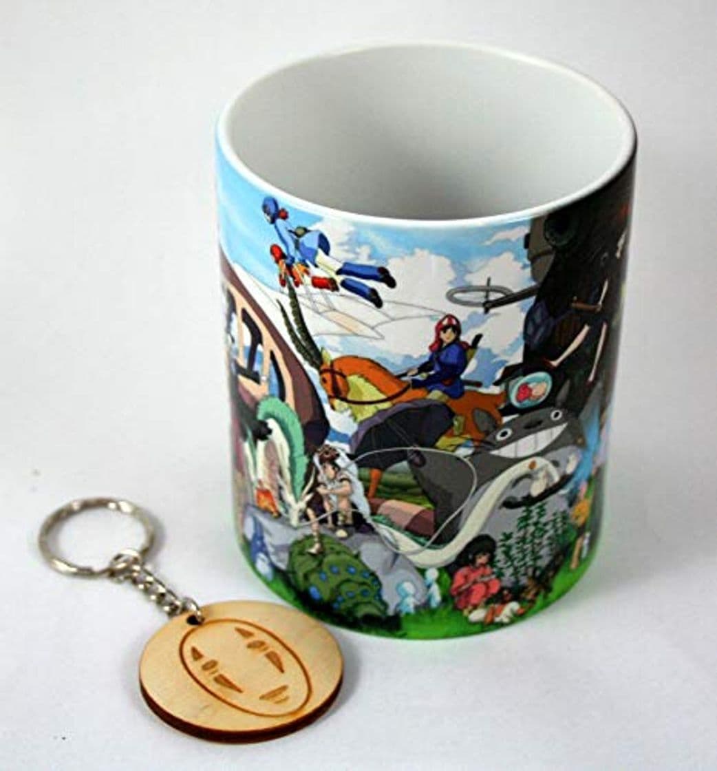 Producto HobbyElx Taza y Llavero Studio Ghibli