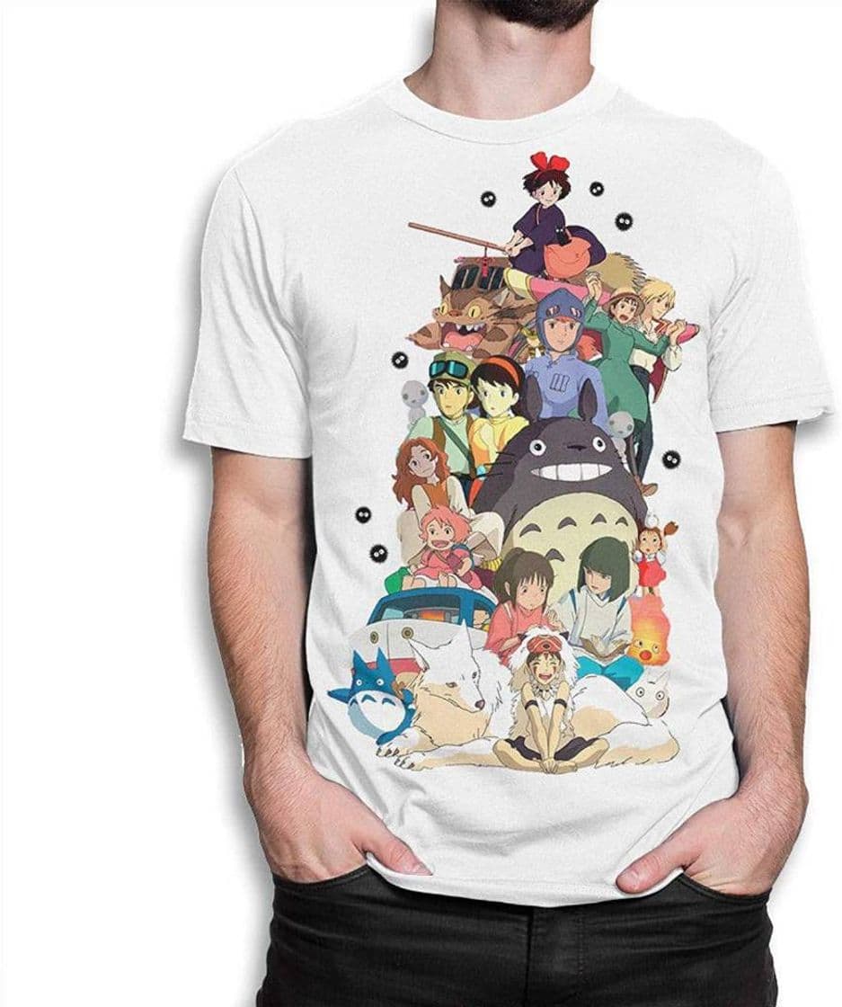 Fashion T-shirt studio ghibli