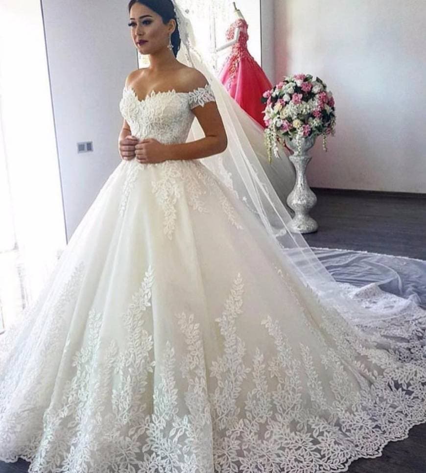 Producto NO BRAND Manga larga Vestido de Noiva de encaje vestidos de novia