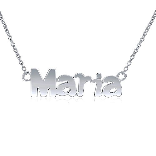 Producto Collar con Nombre Maria Plata de Ley 925