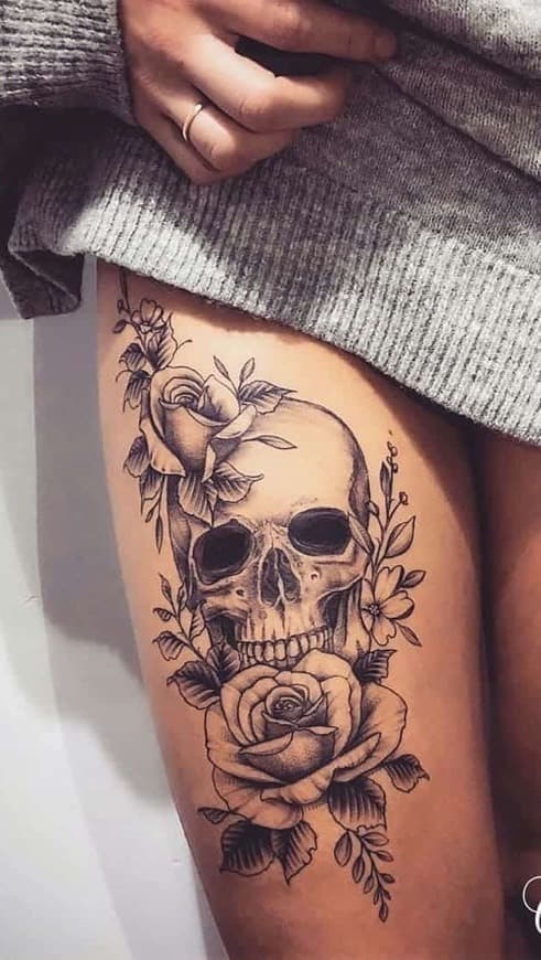 Moda Tatuagem coxa