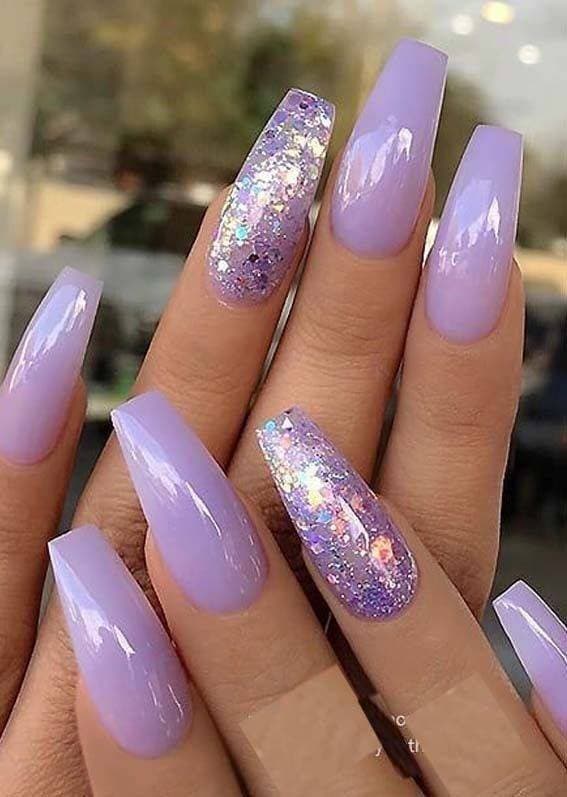 Fashion Purple nails