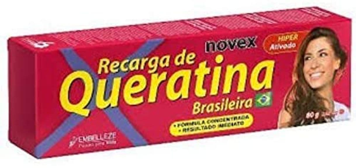 Beauty Novex Recarga de Queratina Brasileña 80gr - Brazilian Keratin - Sin sal