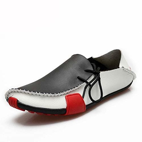 Fashion Leather Shoes Men Loafers Moccasins Mens Shoes Casual Black Slip On Loafers