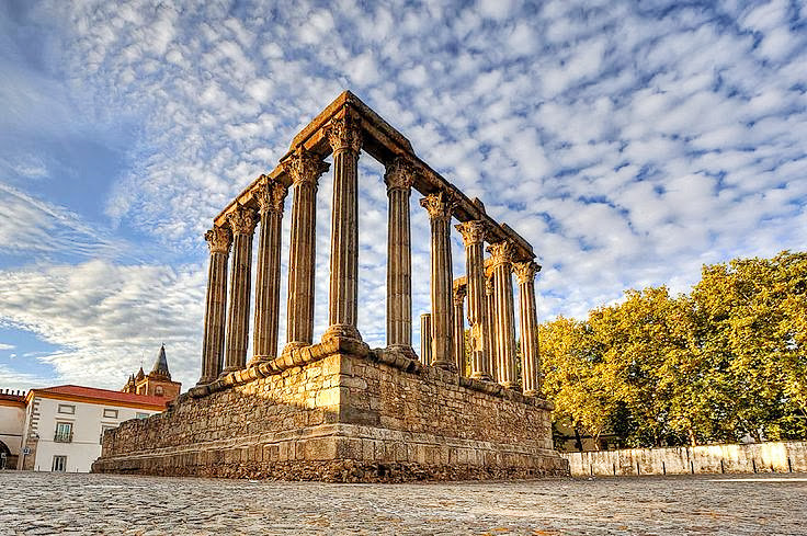 Lugar Templo romano de Évora