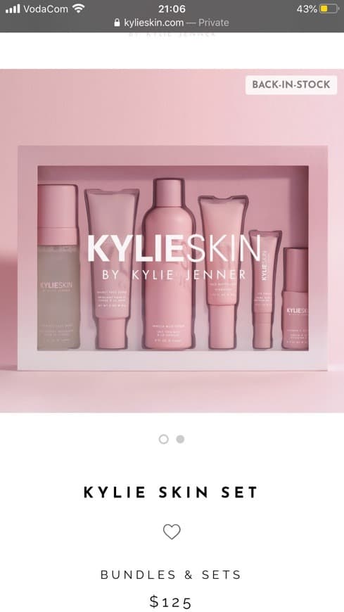 Producto Kit Kylie skin