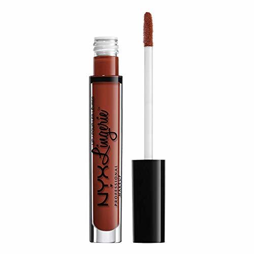 Beauty NYX Professional Makeup Pintalabios Lip Lingerie Liquid Lipstick, Acabado cremoso y mate,