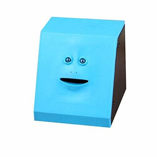 Place Deasengmint Money Eating Face Box Cute Facebank Piggy Coins Bank Funny Money