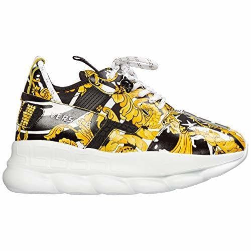 Fashion Versace Mujer Chain Reaction Zapatillas Nero 35 EU