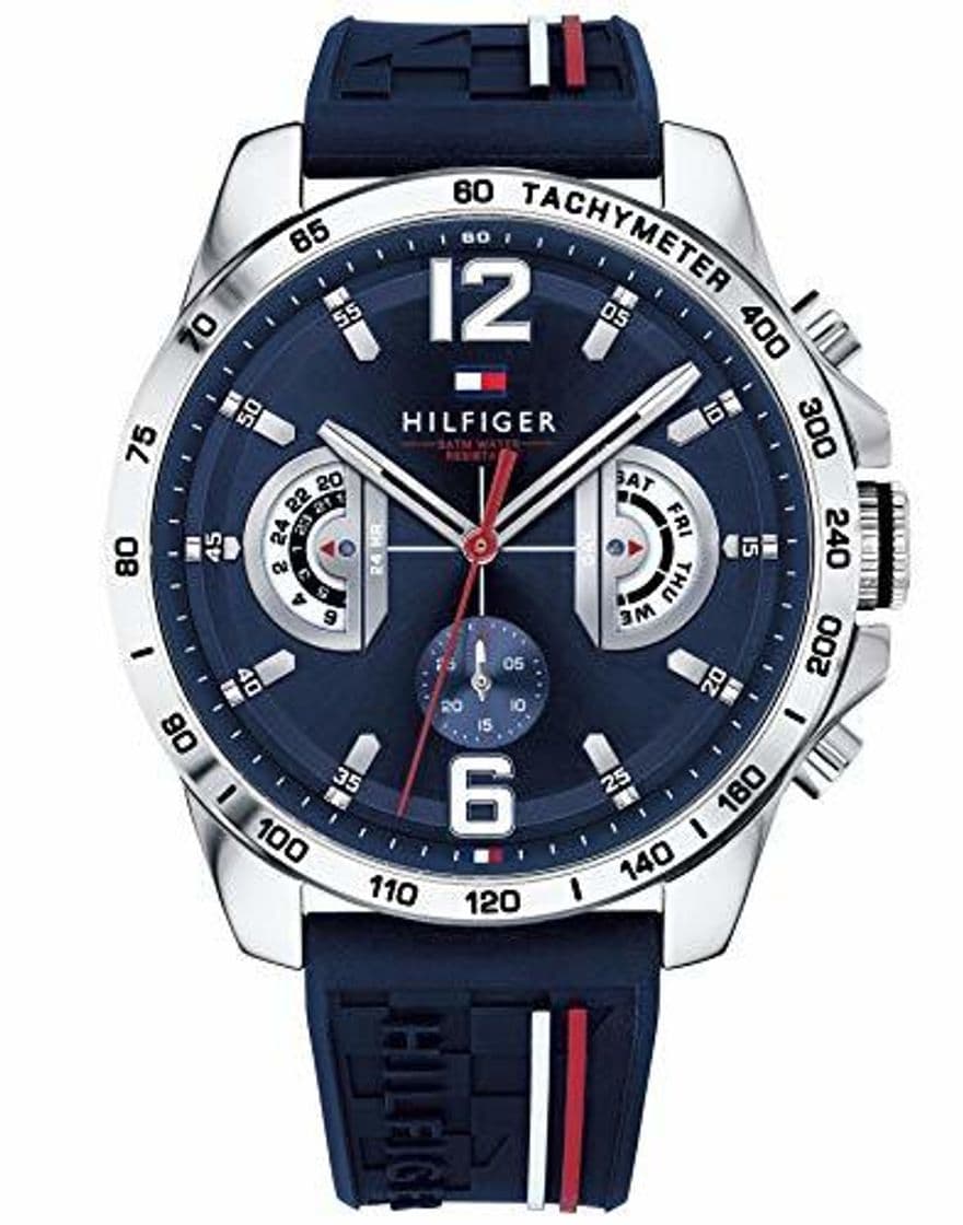 Producto Tommy Hilfiger Reloj Multiesfera para Hombre de Cuarzo con Correa en Silicona