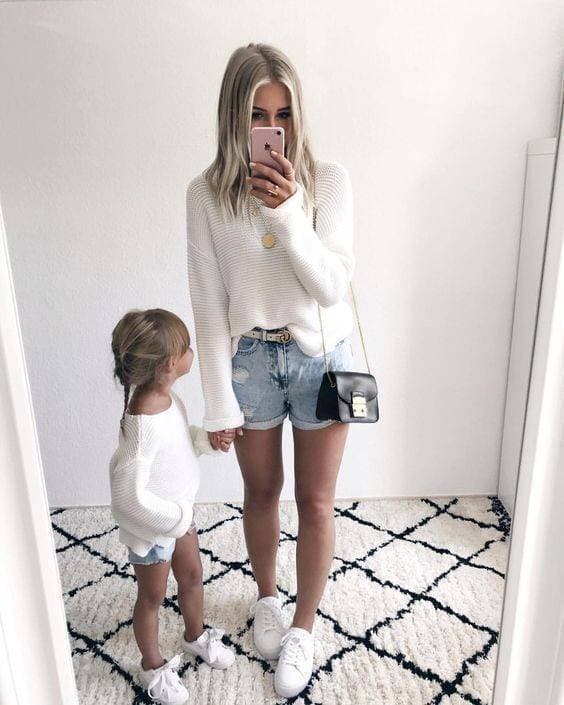 Moda Look Mãe e Filha❤️