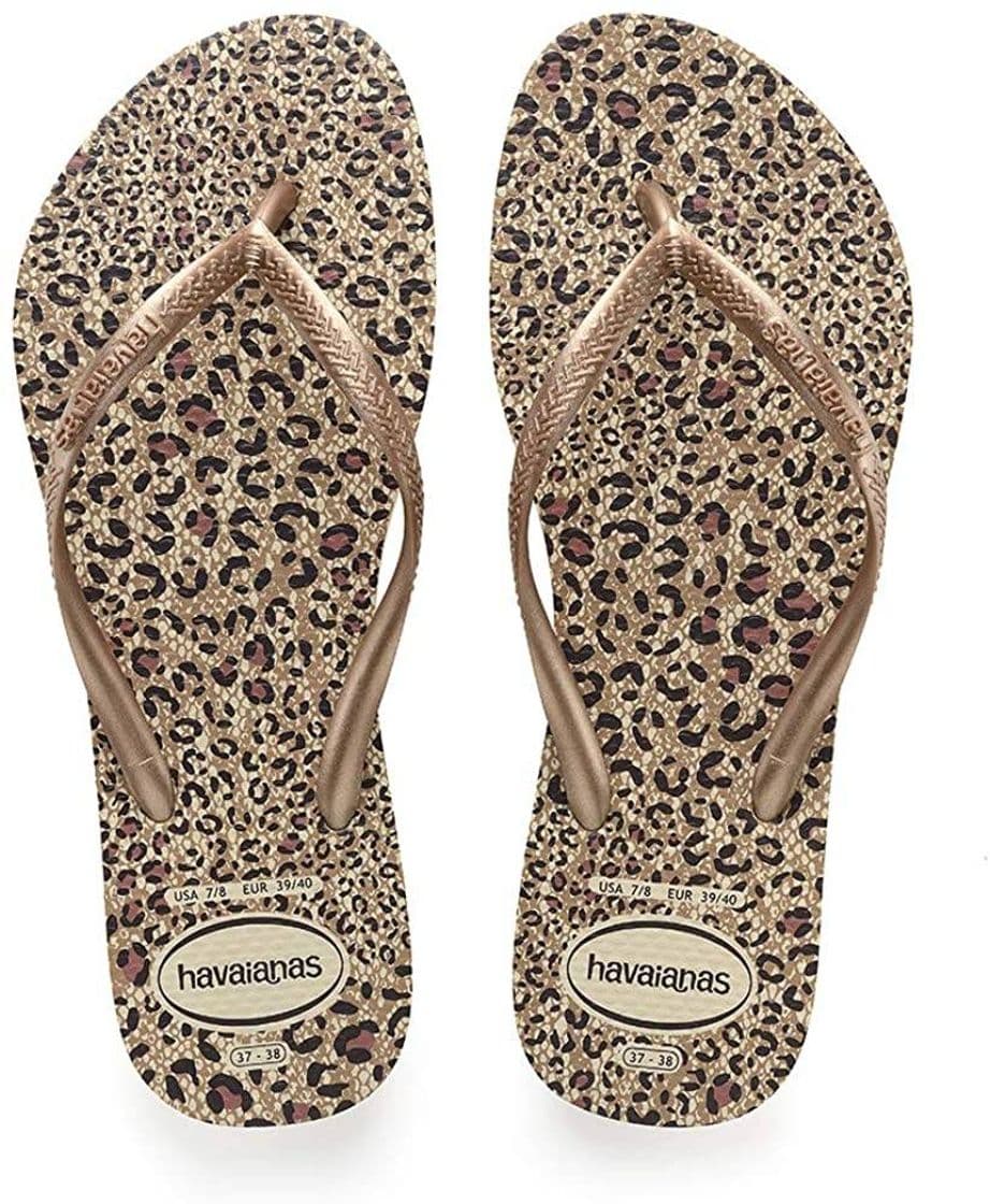 Moda Havaianas leopardo