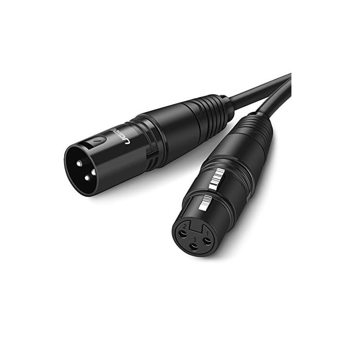 Electronic XLR3 Cable, UGREEN Cable XLR a XLR Cable XLR3 Balanceado 3 Pin