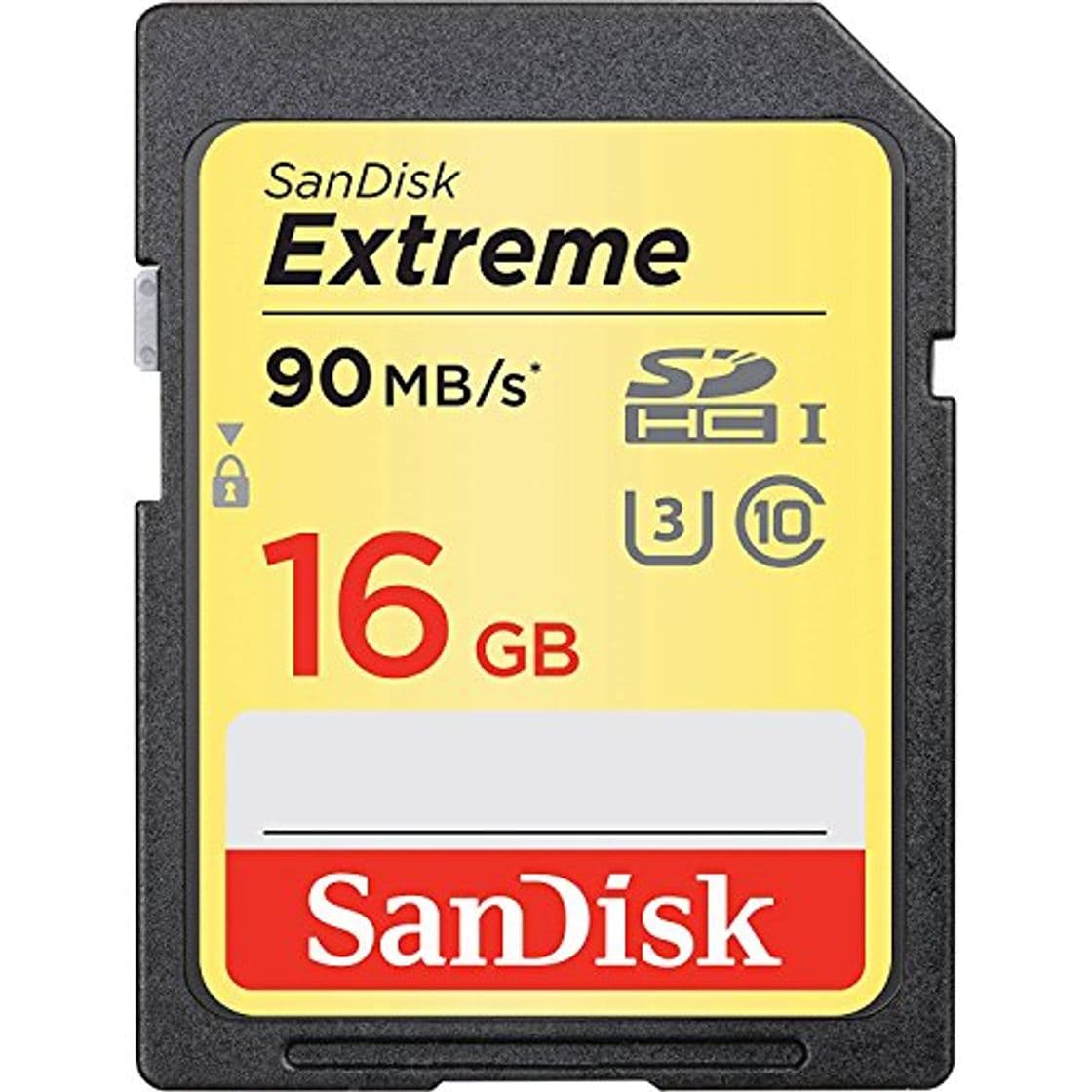 Producto SanDisk Extreme 16GB SDHC UHS-I U3 memory card