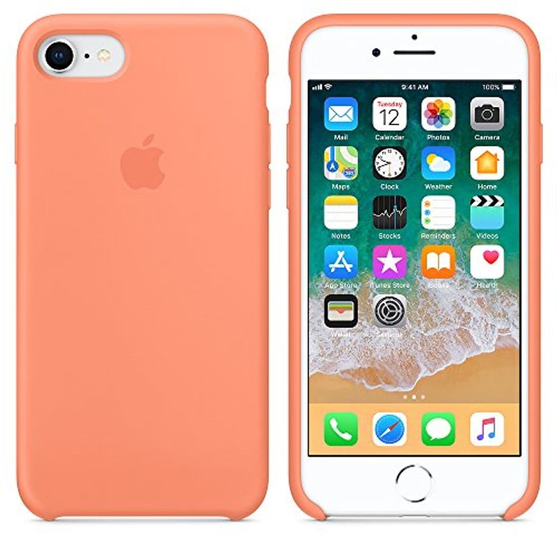 Producto Funda para iPhone 7/8 Carcasa Silicona Suave Colores del Caramelo con Superfino