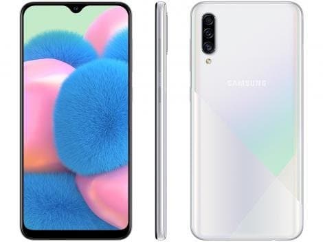 Moda Smartphone Samsung Galaxy A30s 64GB Branco 4G - 4GB RAM ...