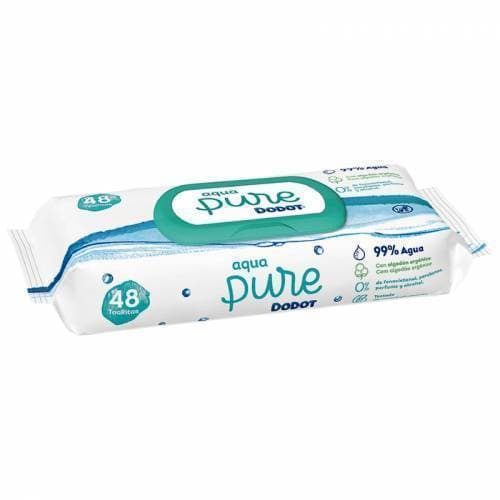 Producto Dodot Aqua Pure Toallitas Bebé con 99% Agua,  9 Paquetes x