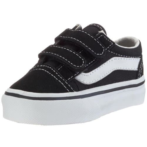 Fashion Vans Vd3Y sin cordones, Negro