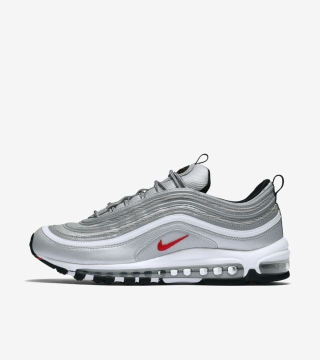 Moda Nike Air MAX 97 OG QS Silver Bullet La Silver