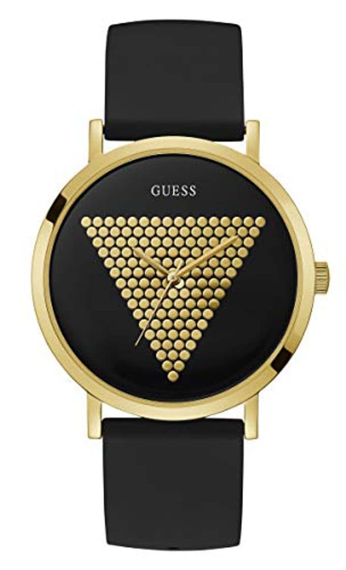 Fashion Guess Reloj Analógico para Hombre de Cuarzo con Correa en Silicona W1161G1