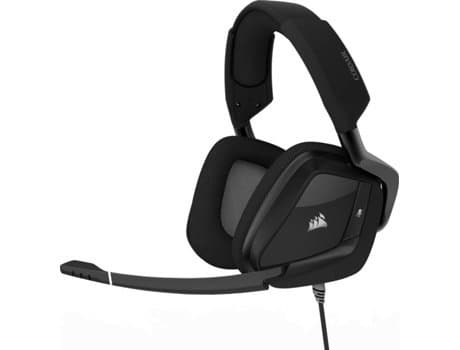 Moda Auscultadores Gaming CORSAIR Void Pro RGB (Com fio - Preto)