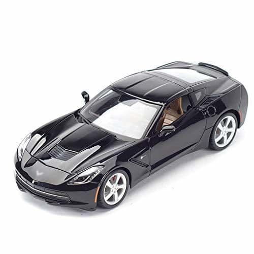 Place JJJJD Corvette C7 Model Car Scale 1:18 Die Cast Aleación De Simulación