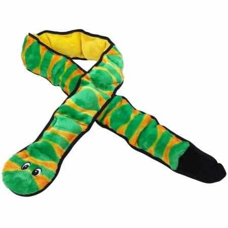 Lugar Outward Hound Kyjen 32005 Invincibles Plush Snake Stuffingless Durable Dog Toys Squeaker