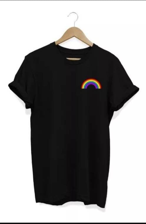 Producto Camisa Feminina Arco-íris Baby Look Lgbt Mundo Colorido